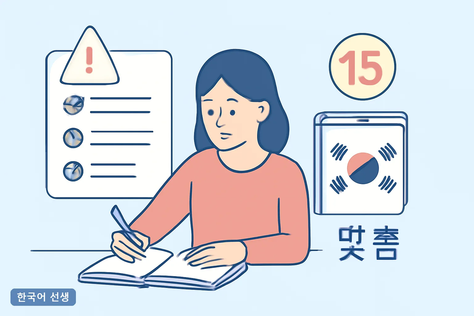 자주 틀리는 한국어 맞춤법 TOP 15 – 2026년 국립국어원 기준 3초 판별 공식과 오답 예문 45개