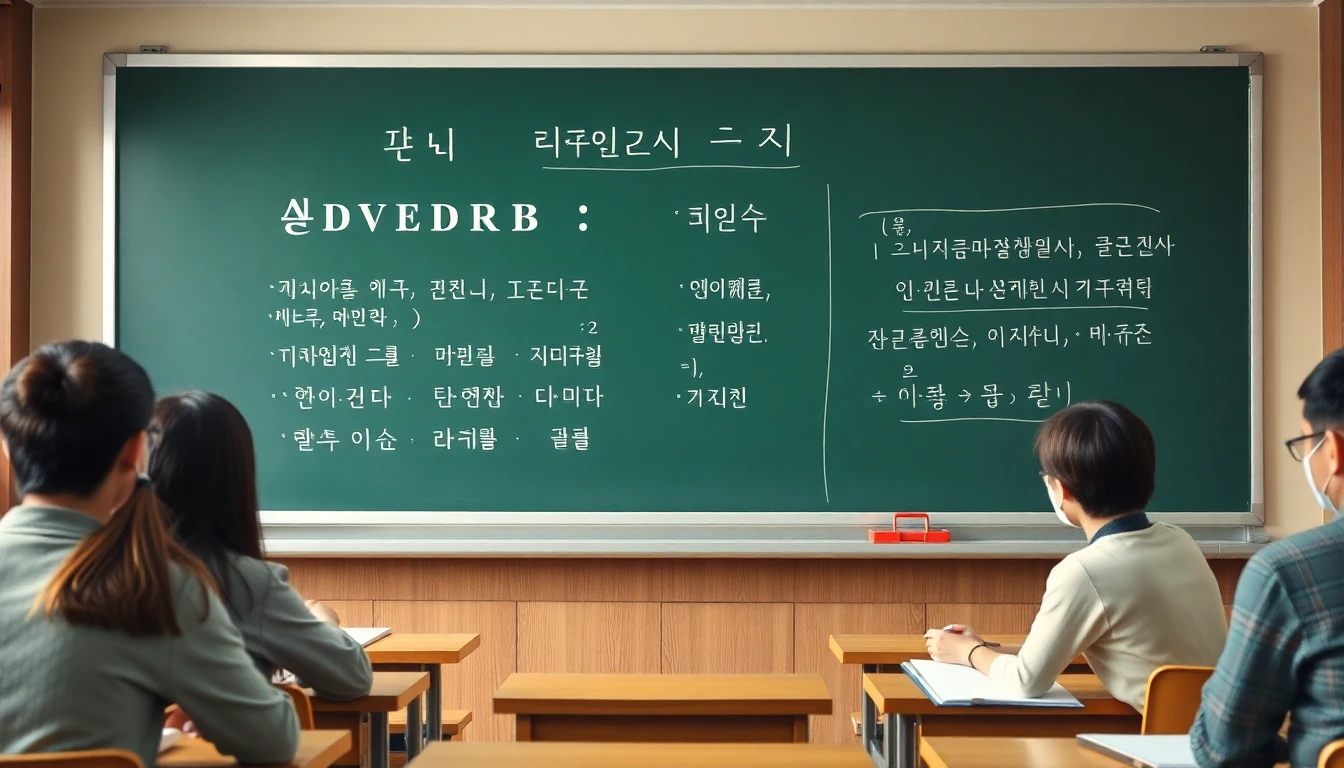 한국어 부사 종류와 문장 위치 정리