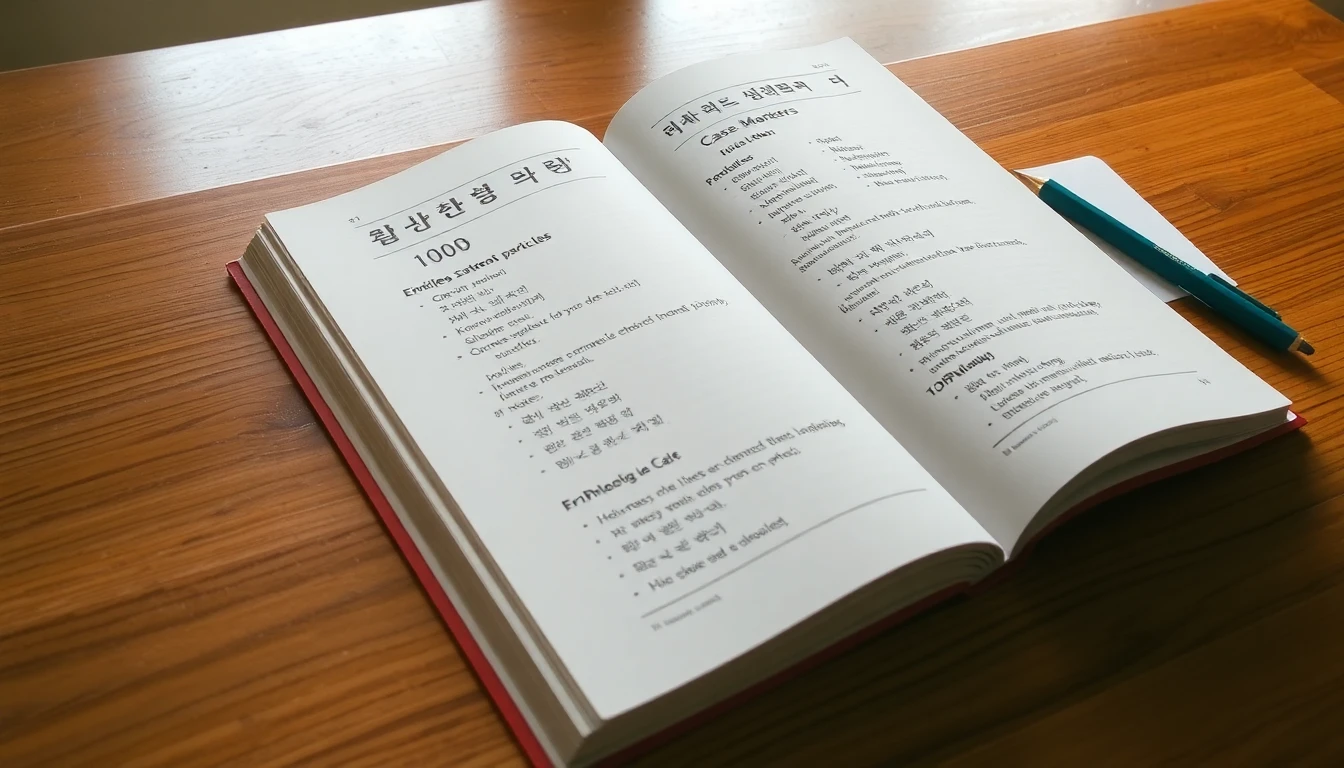 한국어 격조사와 부사격조사 완벽 구분법