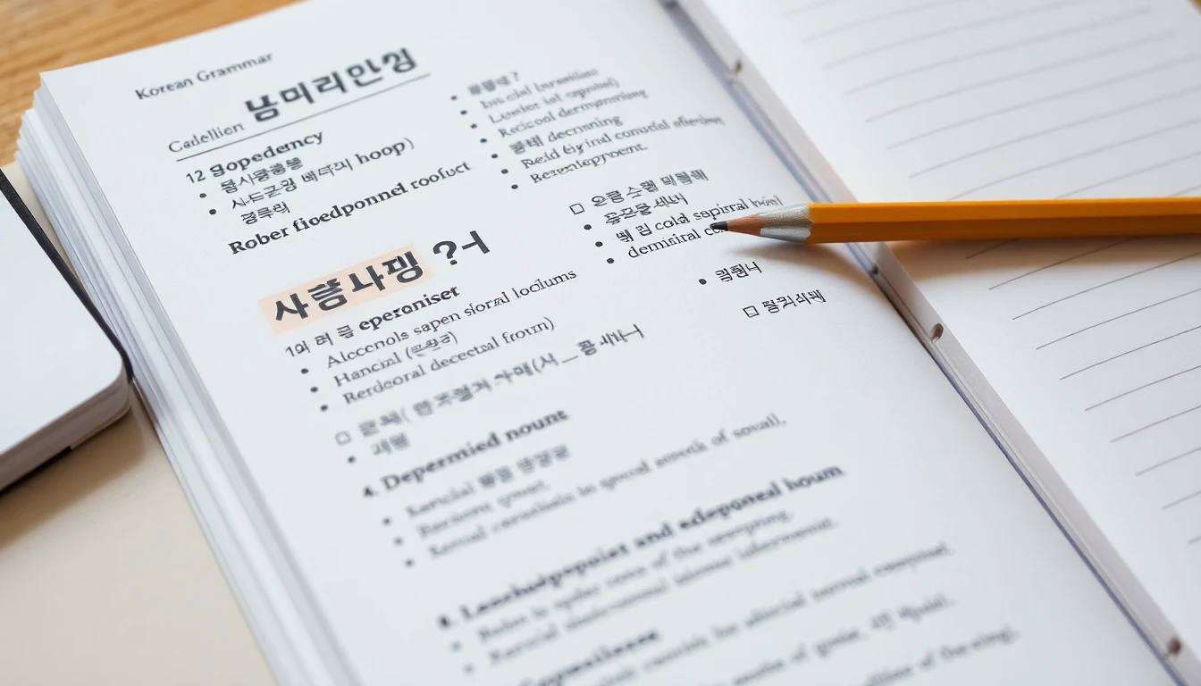 한국어 의존명사 완벽 정리: 것·수·바·김 구분법