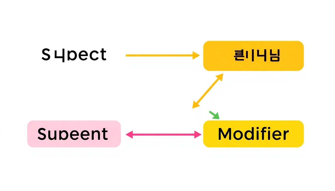 한국어 주술 수식 구조와 문장 배치 완벽 이해법