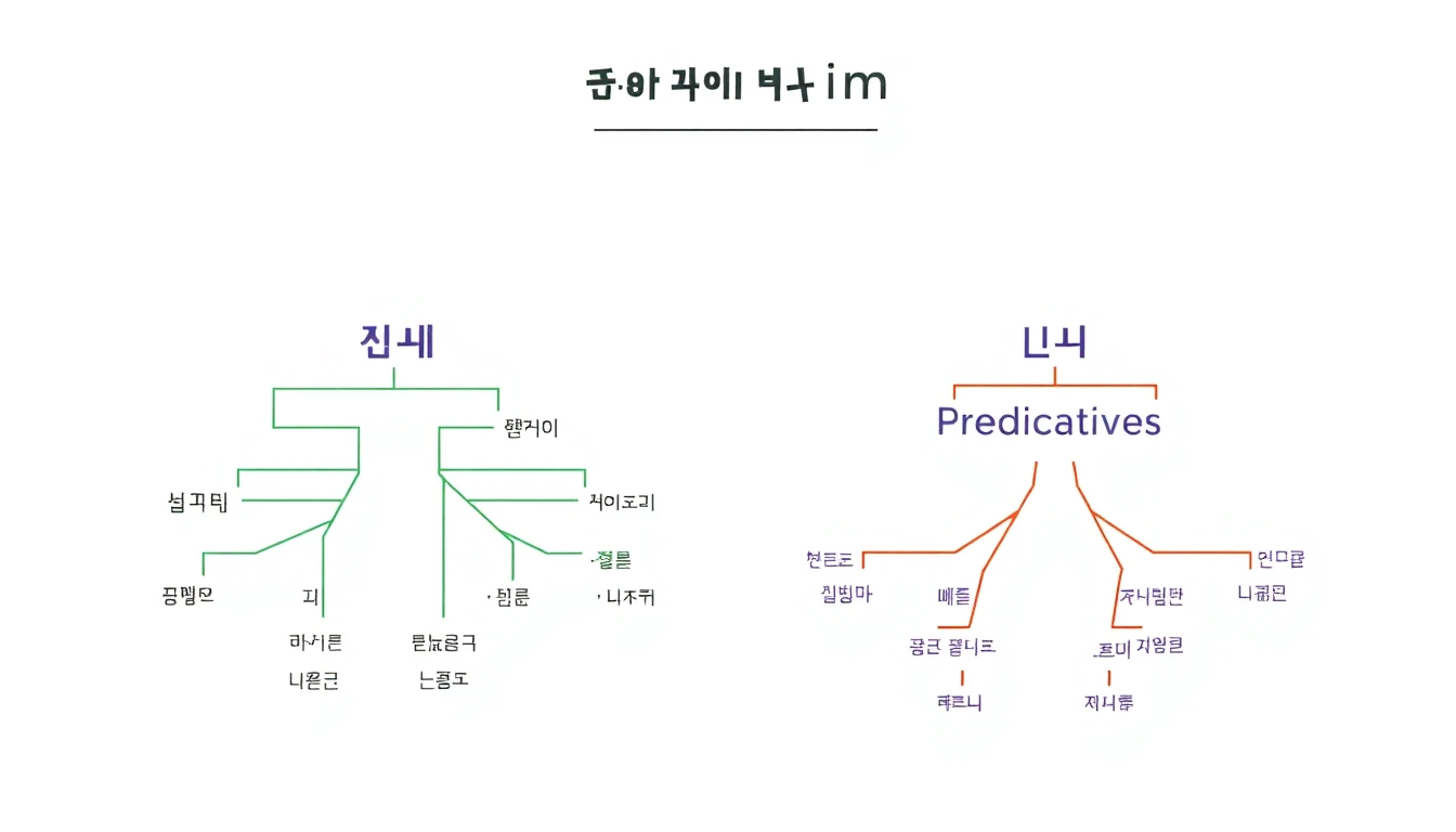 한국어 문법 체언과 용언 구분법 완벽 정리