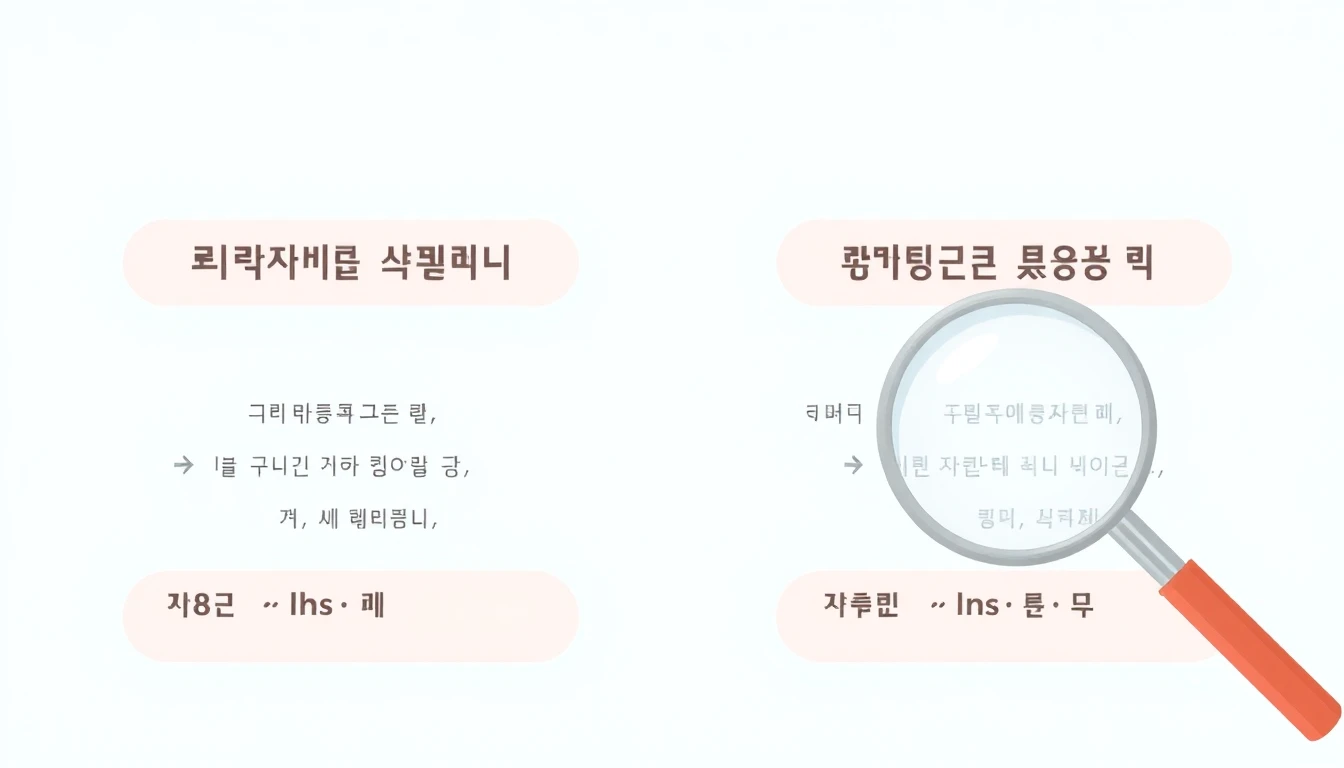 한국어 헷갈리는 맞춤법 완벽 정리법