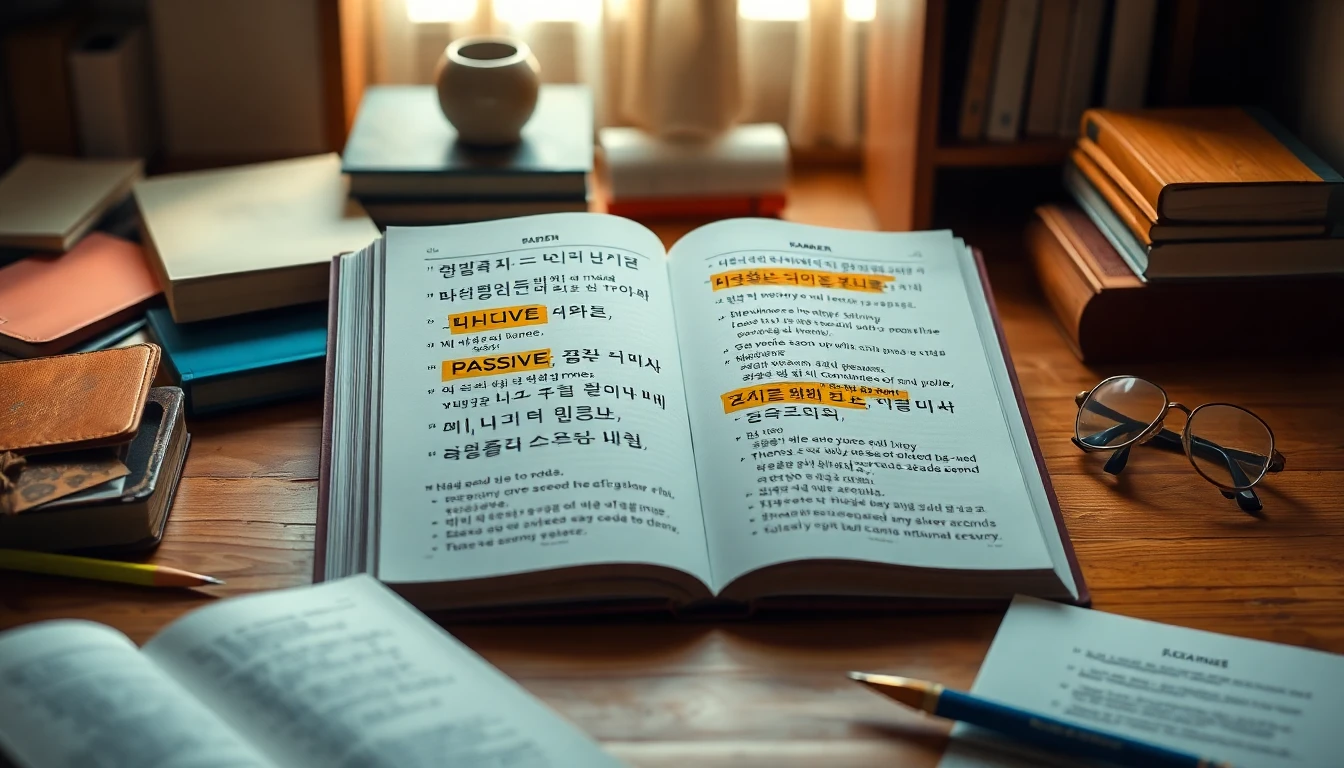 한국어 사동사·피동사 중첩 문법 완벽 정리