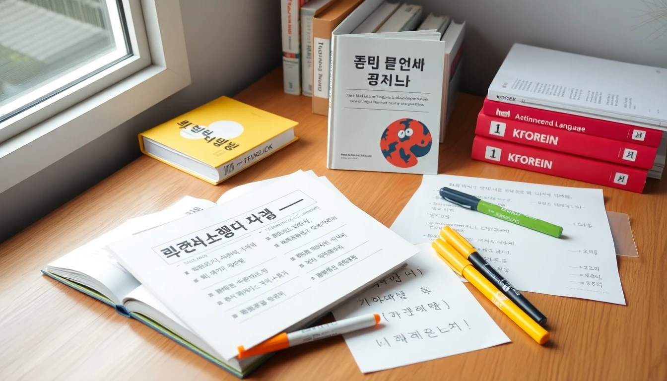 한국어 문법 효율적 학습 순서 완벽 가이드