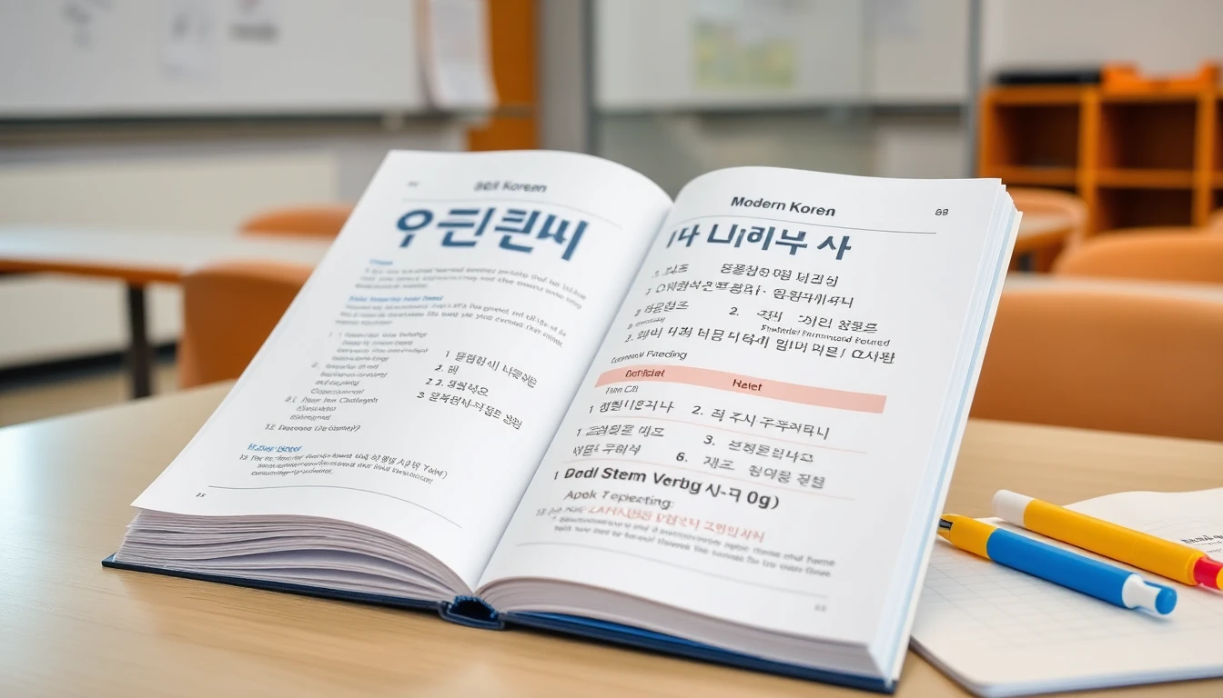 한국어 동사 활용과 어간 변화 완벽 정리