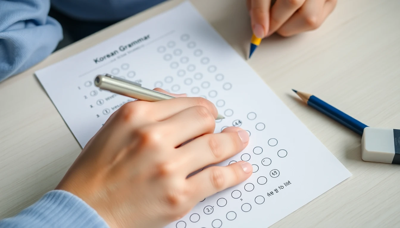 한국어 문법 문제 풀이 기법: 객관식과 주관식 구분법