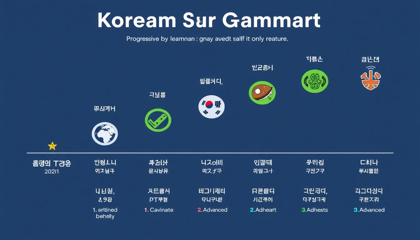 한국어 문법 수준별 학습 난이도 순서 완벽 정리