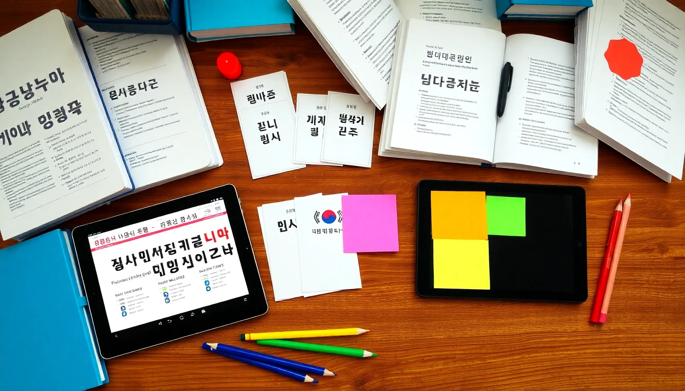 한국어 문법 난이도별 학습 순서와 효율적 전략