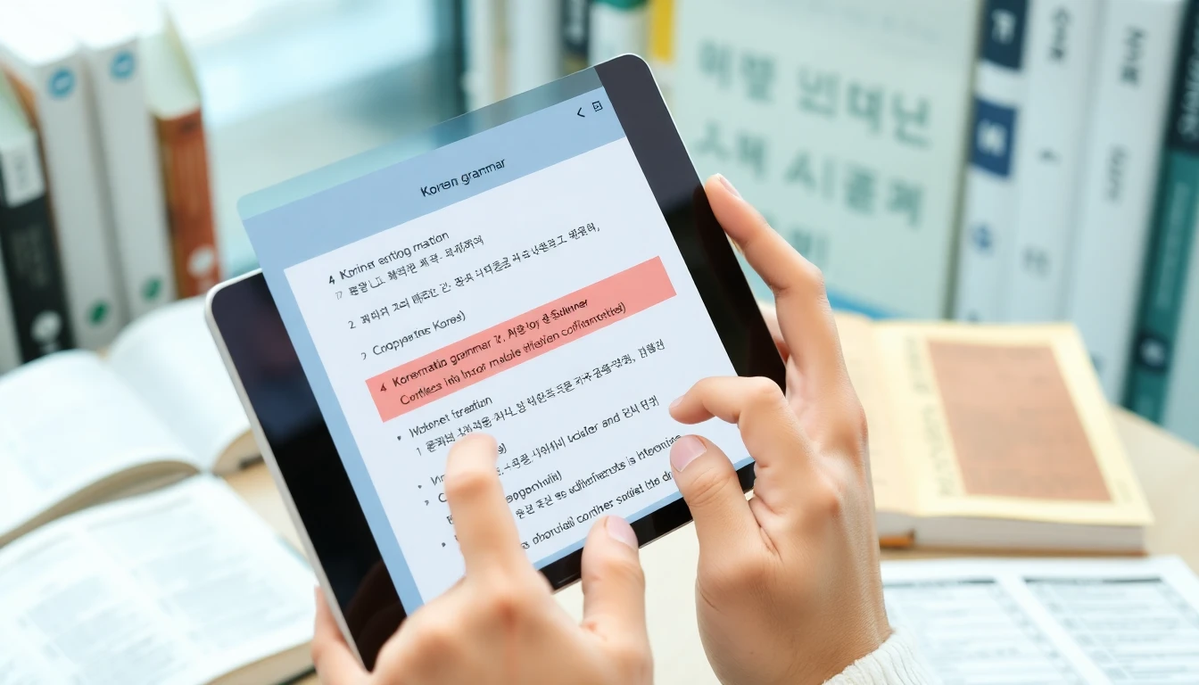 한국어 문법 실수 교정하는 체계적 방법 2026
