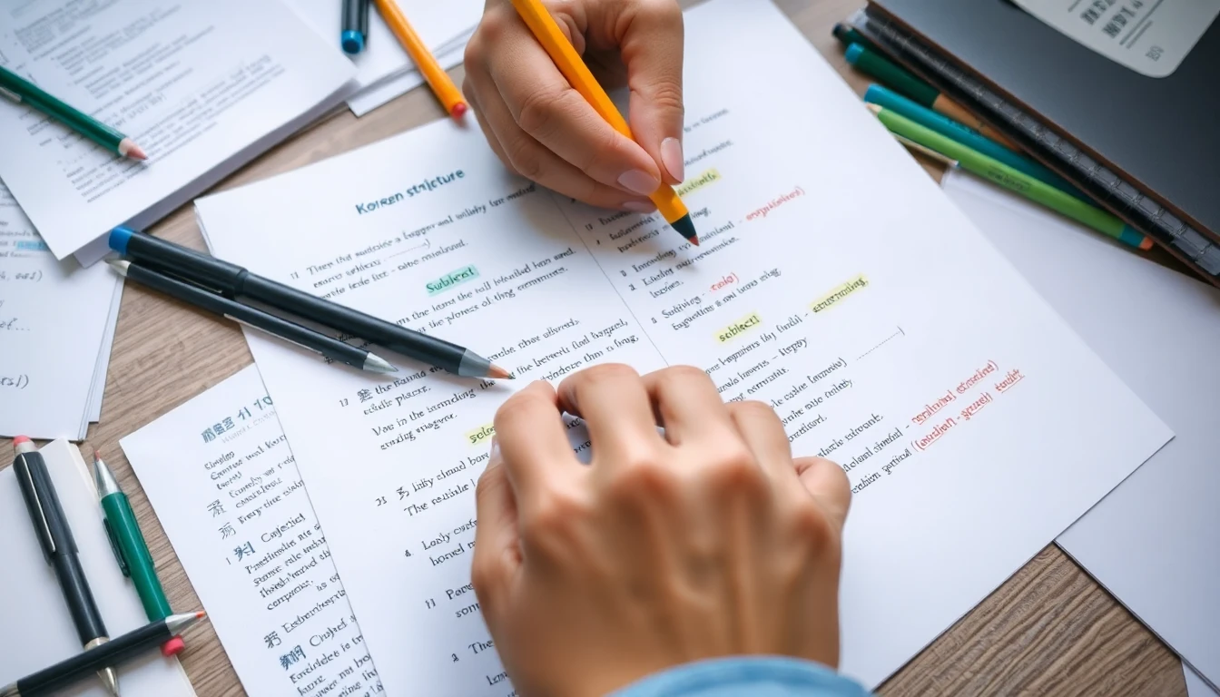 한국어 문장 구조 분석 실전 예제 풀이법