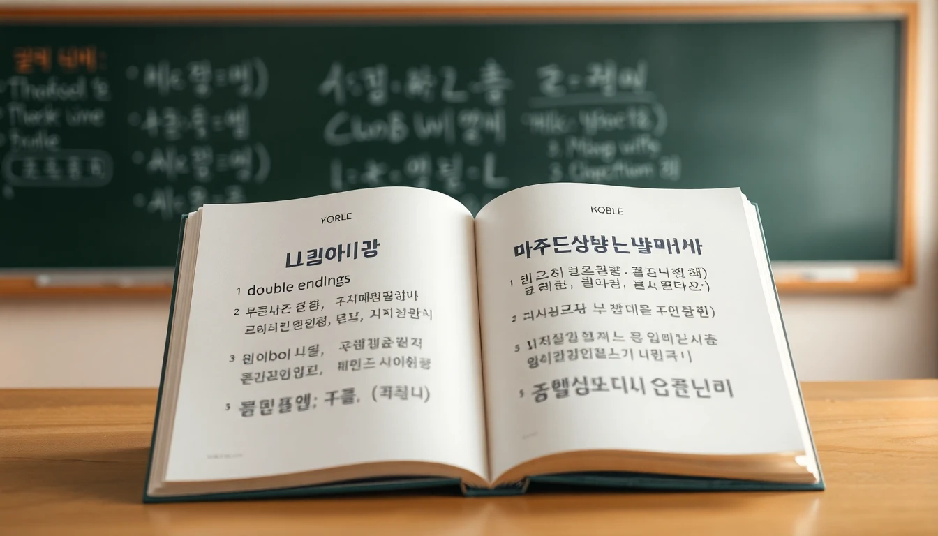 한국어 쌍받침 발음과 표기 규칙 완벽 정리
