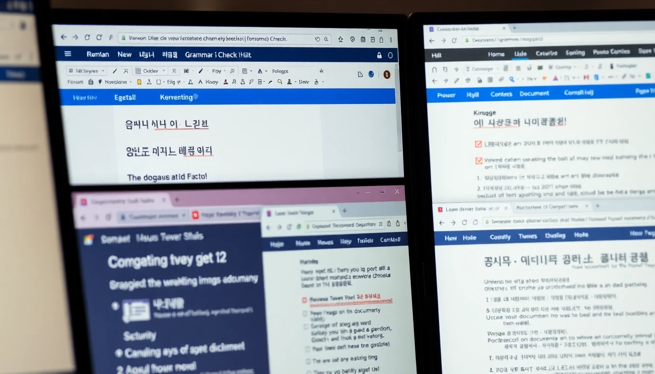 한국어 문법 실시간 협업 문서 편집 도구 비교 2026