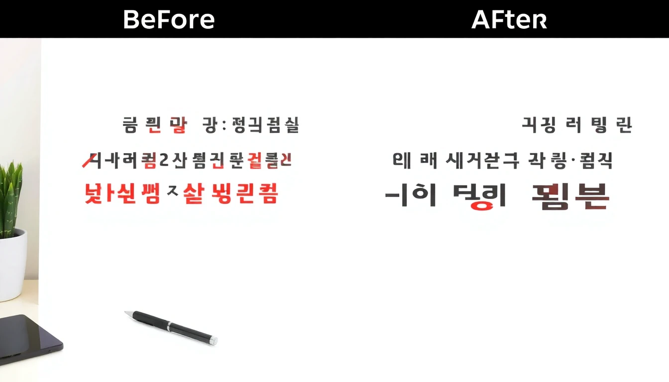 한국어 문법 검토 순서와 문장 다듬기 실전 기법