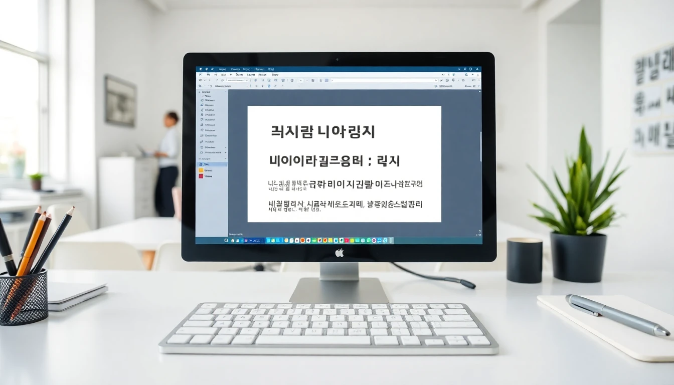 한국어 세로쓰기와 가로쓰기 문법 규칙 차이점