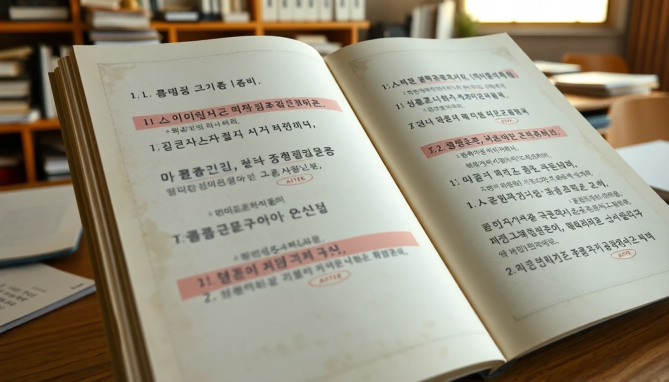 한국어 문법 교정, 모순된 표현 찾는 실전 방법