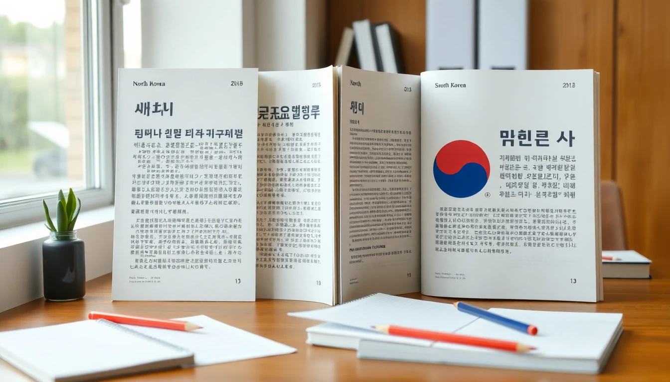 남북한 언어 차이와 통일 표준안 정리