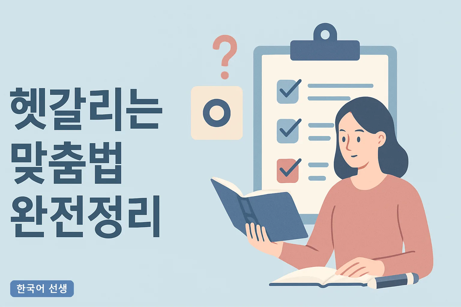 헷갈리는 맞춤법 완전정리 2026: 되/돼·안/않 5초 판별 공식과 자주 틀리는 30가지