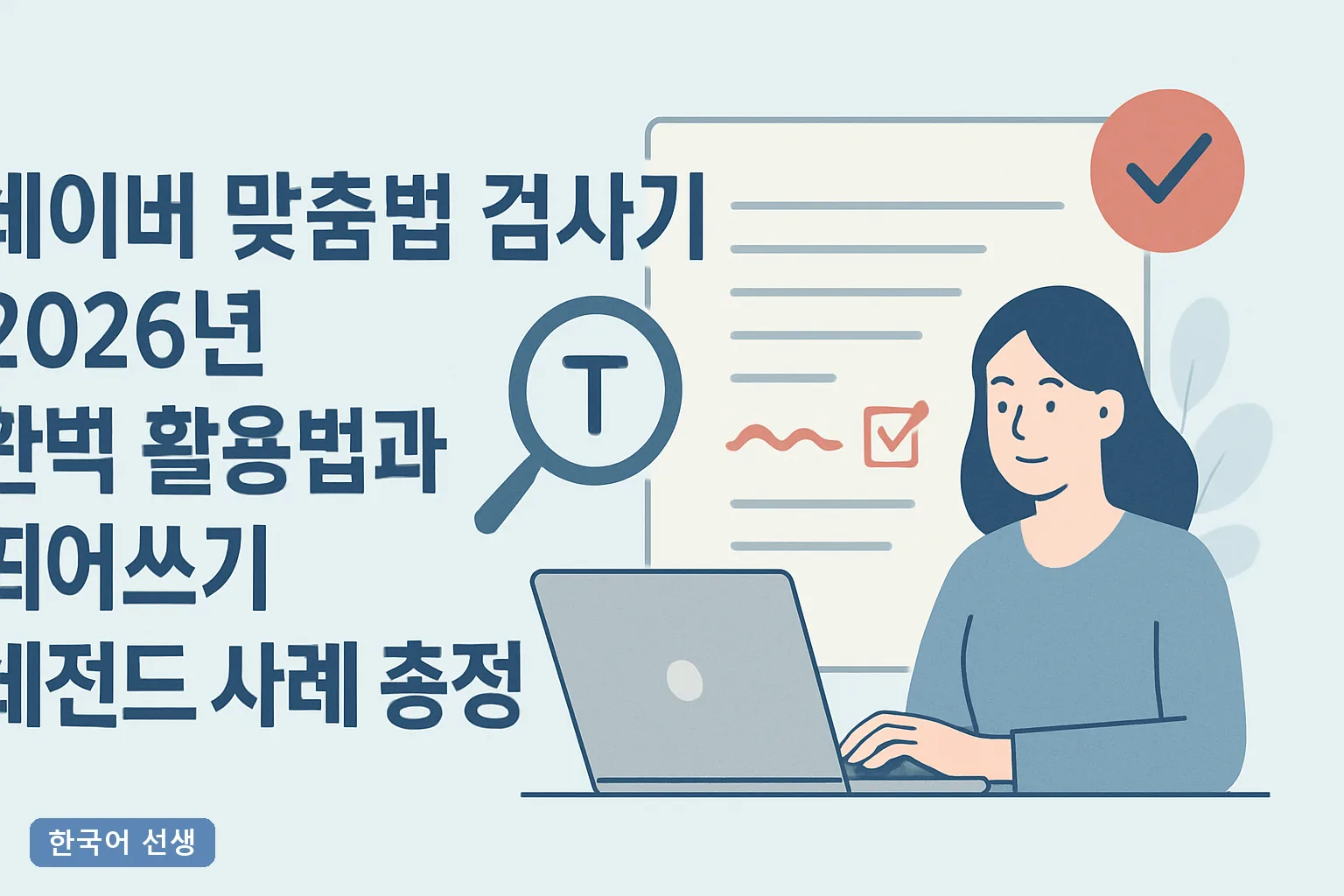 네이버 맞춤법 검사기 2026년 완벽 활용법과 띄어쓰기 레전드 사례 총정리: 500자 제한 우회법