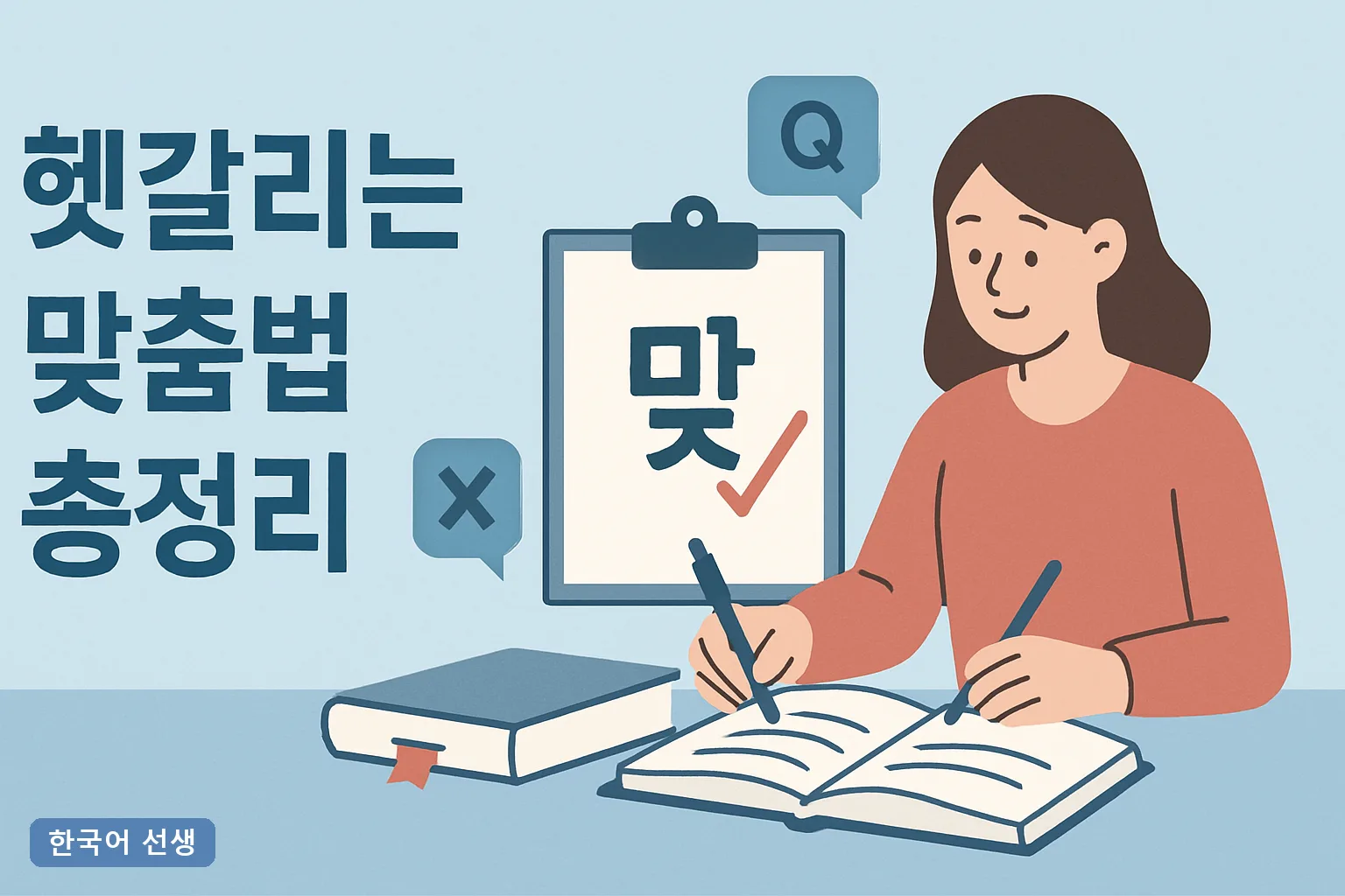 헷갈리는 맞춤법 총정리 2026년 최신: 되/돼·안/않 5초 판별 공식과 실전 오답 40개